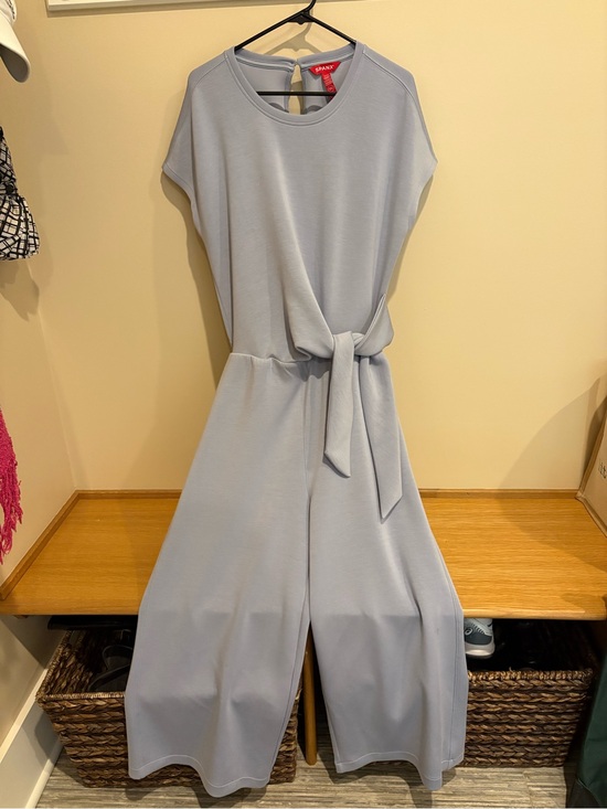 SPANX Pants - SPANX Powder Blue Tie-Front Jumpsuit Petite XL